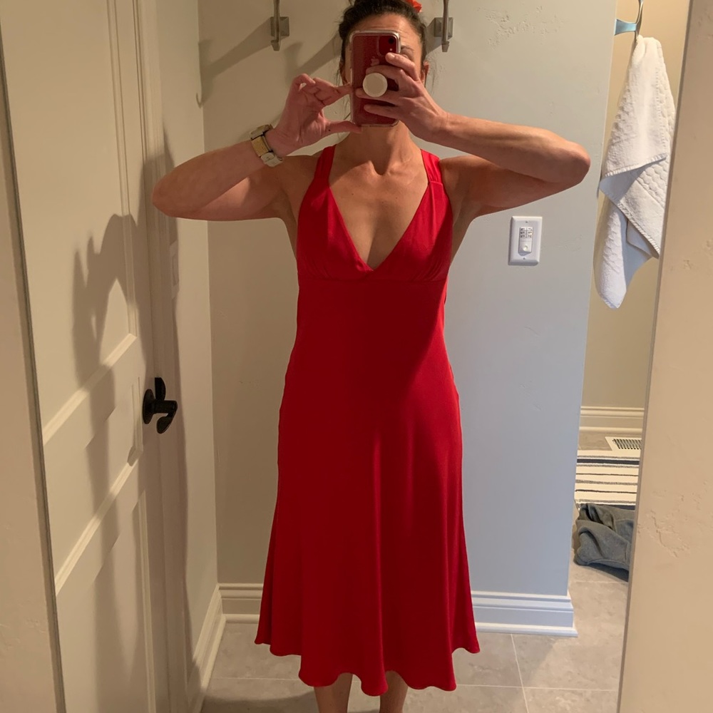 Strappy dress, JCrew